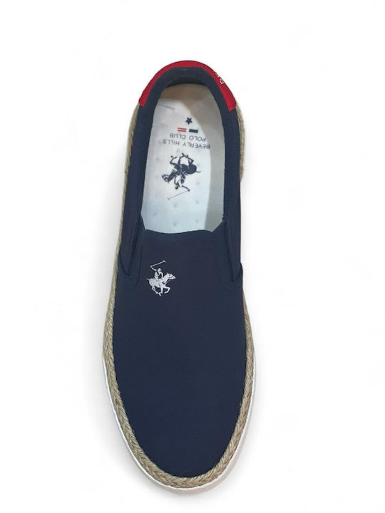 Beverly Hills Polo Club Herren Slip-Ons Blau