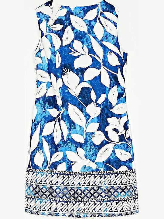 Rochie De Vară Albastru Deschis/Bleumarin