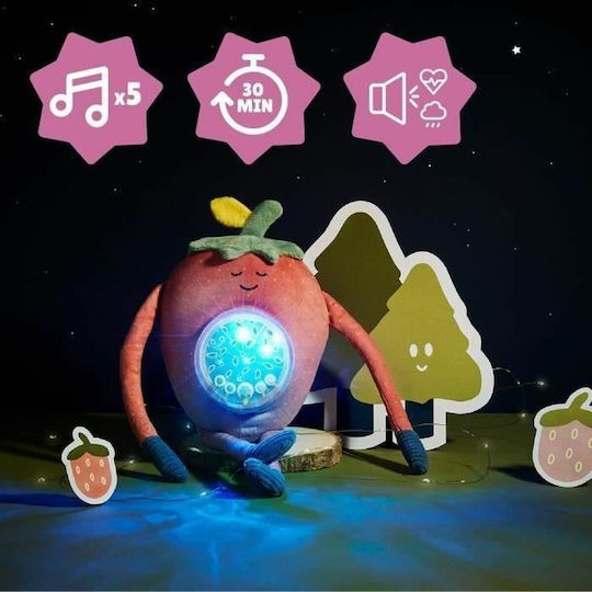 Badabulle Night Light LED Strawberry Battery White