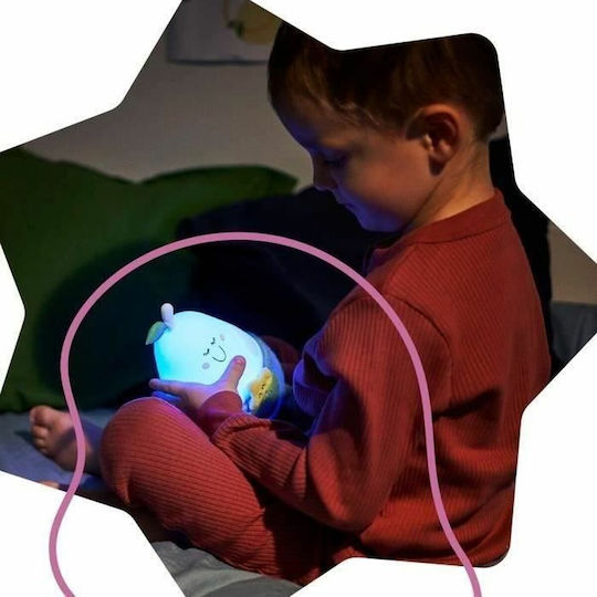 Badabulle Lămpi De Veghe Pentru Copii Led Pară La Rețea Albă