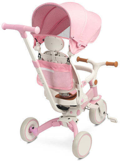 Caretero Faro Convertible with Parental Handle 3 in 1 Pink