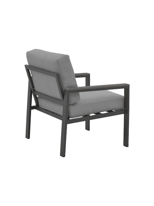 Outdoor Living Room Set Fashionable 4 Pieces Anthracite With Pillows