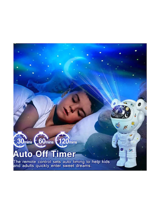 Bluetooth Lustră Decorativă Astronaut Alb