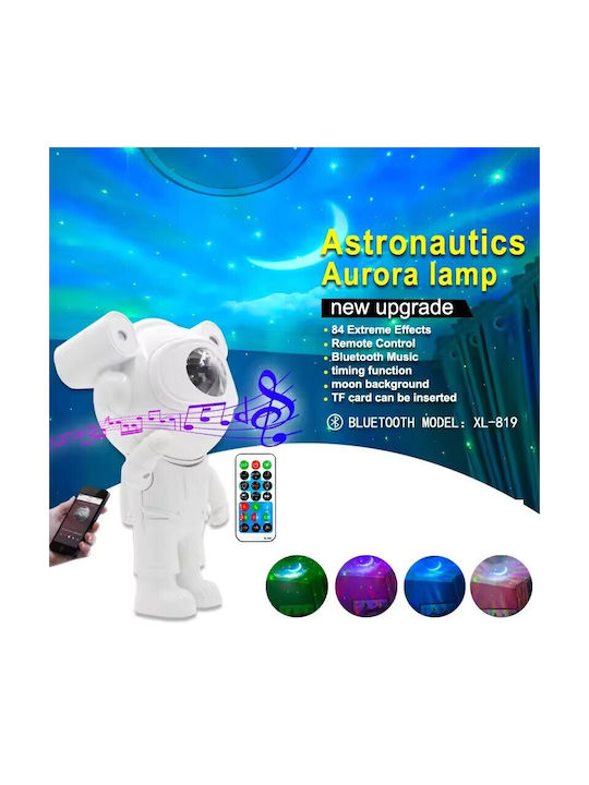 Bluetooth Lustră Decorativă Astronaut Alb