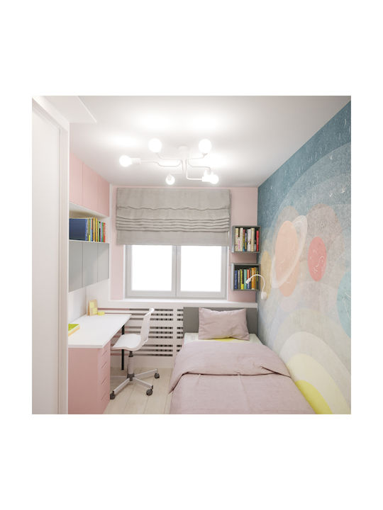 Sollux Ceiling Mount Light White with Socket E27