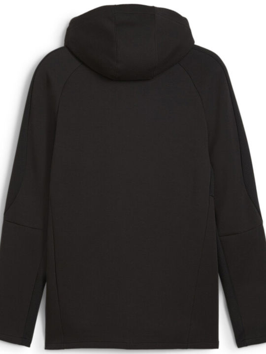 Evostripe Cardigan With Black Hood