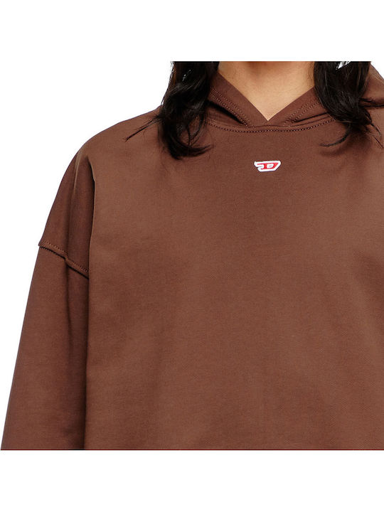 Sweatshirt with Hood Brown