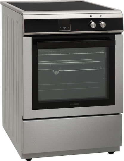 Hyundai Herd 69Es mit Induktionskochfeldern B60cm. Inox