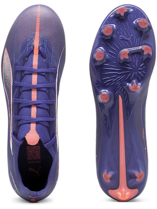 Puma Ultra 5 Match Ποδοσφαιρικά Παπούτσια με Τάπες FG/AG