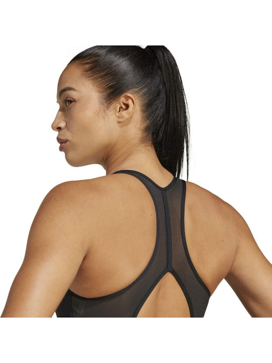 Powerreact Women's Sports Bra without Padding Black