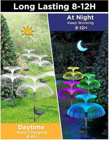 Lampă Solară RGB cu Fotocelulă IP65 54cmx27cmcm