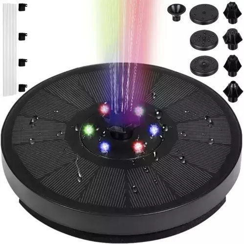 Gardlov Lampă Solară 3W RGB cu Fotocelulă 16cmx4cmcm