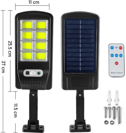 Set 3 Lămpi Solare de Perete Stradal 30W cu Senzor de Mișcare IP65 3bucx8buccm