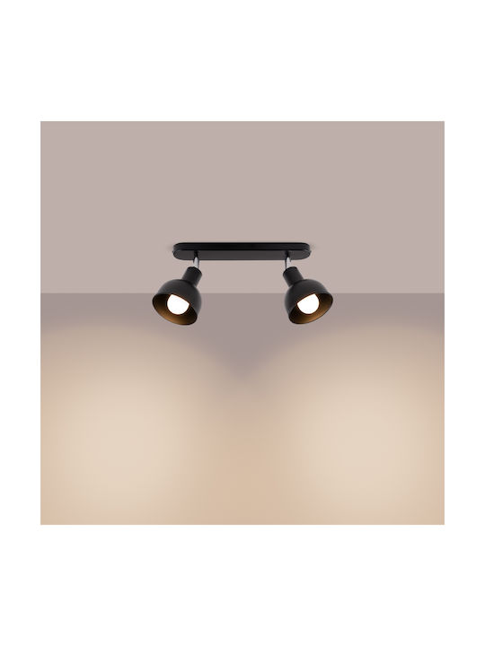 Sollux Monos LED Alb Natural Spot în Culoare Negru