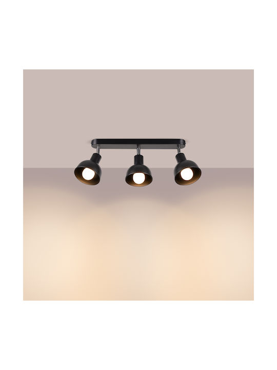 Sollux Monos LED Alb Natural Spot în Culoare Negru