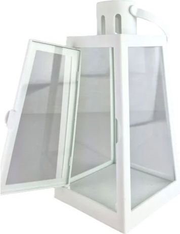 Cortina Laterne Metallisch Weiß 20x20x20cm 1Stück Cortina Laterne Metallisch Weiß 20x20x20cm 1Stück
