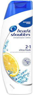 Head & Shoulders Citrus Fresh 2 in 1 Shampoos gegen Schuppen für Alle Haartypen 1x360ml