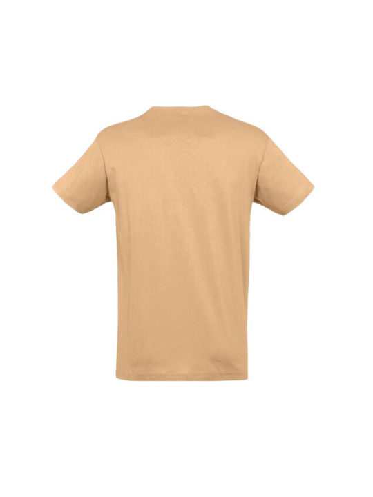 Kal-tsa Men's Athletic T-shirt Short Sleeve CAFE