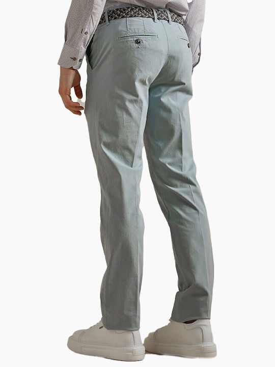 Pantaloni Elastic cu Croială Normală Light Gray