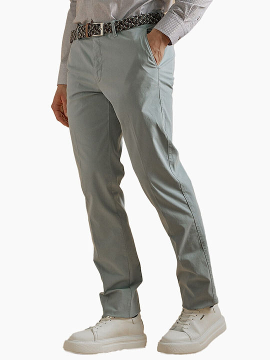 Pantaloni Elastic cu Croială Normală Light Gray