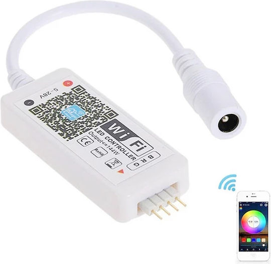 LED Лента Телевизия С USB порт 5V RGB Светлина 2.5м Тип SMD5050 с Захранване & WiFi Контролер