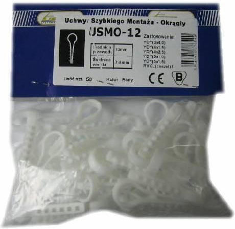 Elektro Plast Wire Clips Cable Roka 50 Pieces 14.4