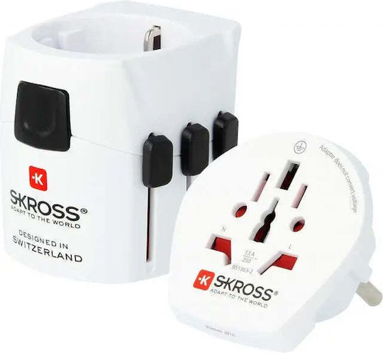 Skross World Αντάπτορας Πρίζας από Universal σε Universal