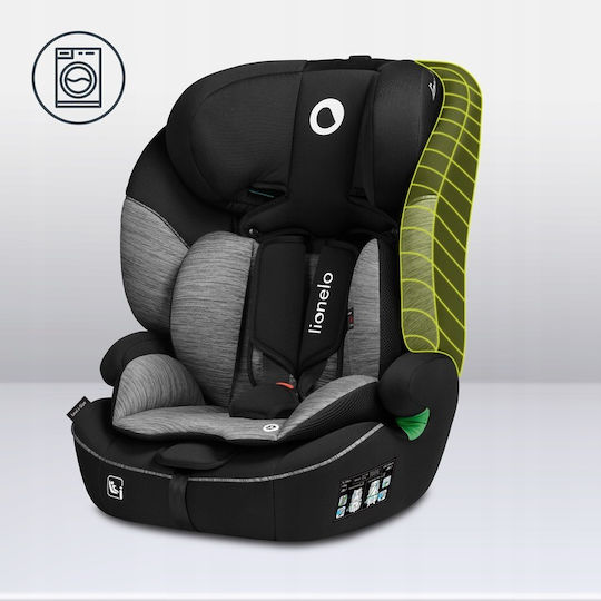 Lionelo Levi Baby Car Seat i-Size Black & Gray 9-36 kg