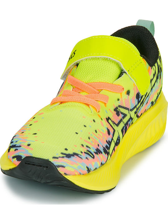 Pre-noosa TRI 16 PS Kids Sports Shoes Running with Hoop & Loop Closure Yellow