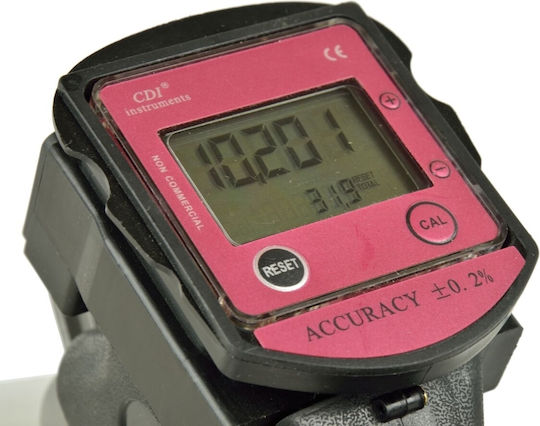 Pistol de pompă combustibil cu afișaj LCD și contor electronic Geko G00950