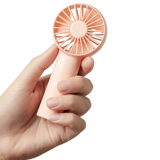 Jisulife Luxury Portable Mini Fan Life1 Fa20 Rechargeable Usb-c 3 Wind Speeds 2000mah Pink