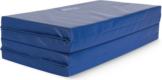 Stag Foldable Exercise Mat Yoga Blue (200x100x6cm)
