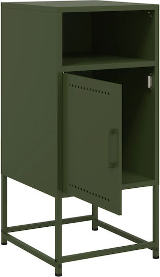 Κομοδίνα Μεταλλικά Πράσινα 2τμχ 36x39x78cm