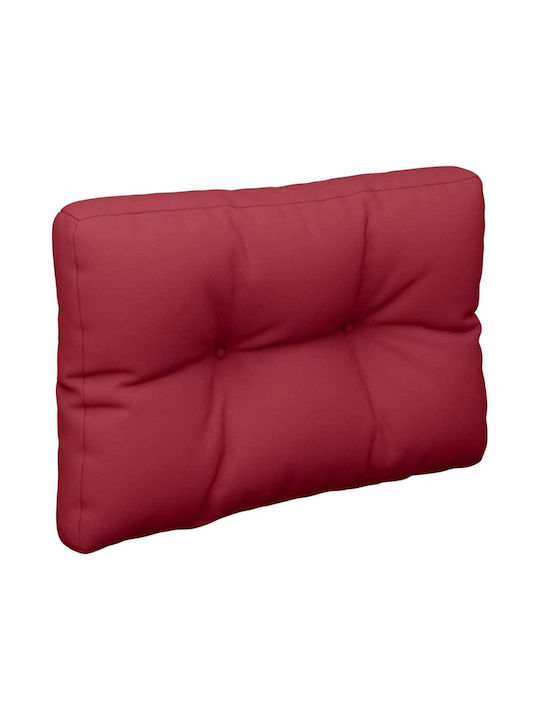vidaXL Waterproof Bench Cushion Palette Burgundy 40x50cm
