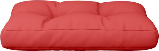 vidaXL Sitzbank-Kissen Palette Rot - Rot 40x60cm