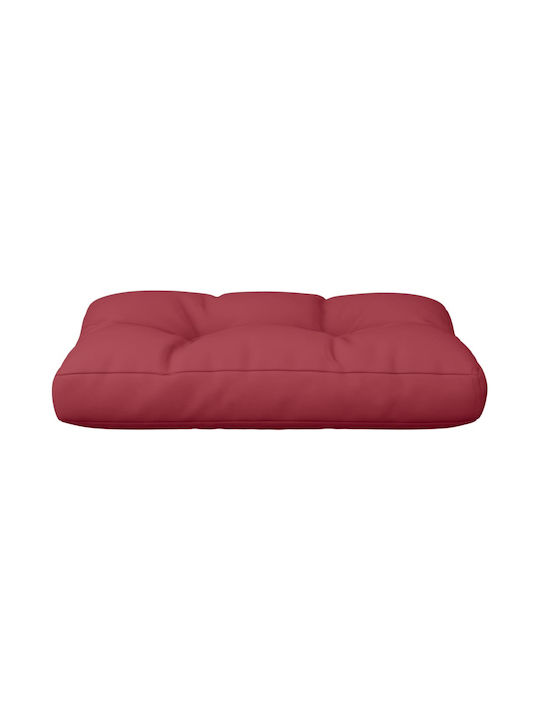 vidaXL Waterproof Bench Cushion Palette Burgundy 40x50cm