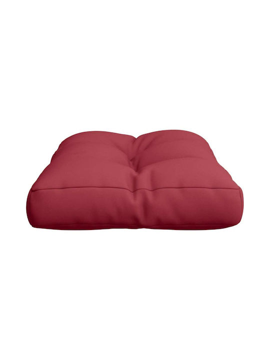 vidaXL Waterproof Bench Cushion Palette Burgundy 40x50cm