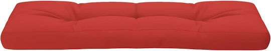 vidaXL Bench Cushion for Pallet Red 40x120 cm