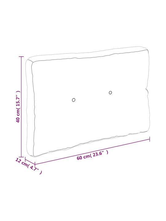 vidaXL Garden Bench Cushion Palette Green 40x60cm