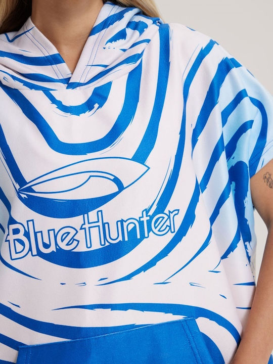 Blue Hunter Plajă Poncho Albastru