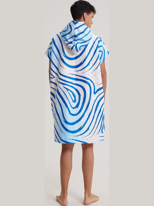 Blue Hunter Plajă Poncho Albastru