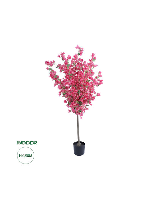 GloboStar Artificial Plant in Pot Fuchsia 150cm in Box 4pcs