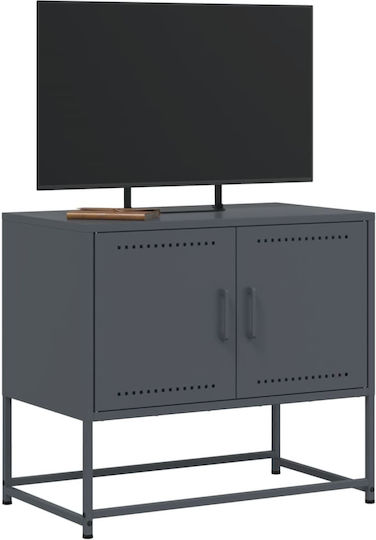 Metal TV Stand Anthracite M68.5xD39xH60.5cm