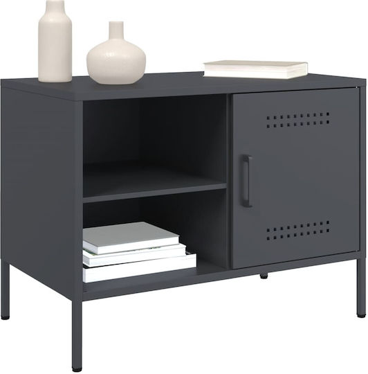 Stand TV Metalic Antracit L68xA39xÎ50.5cm