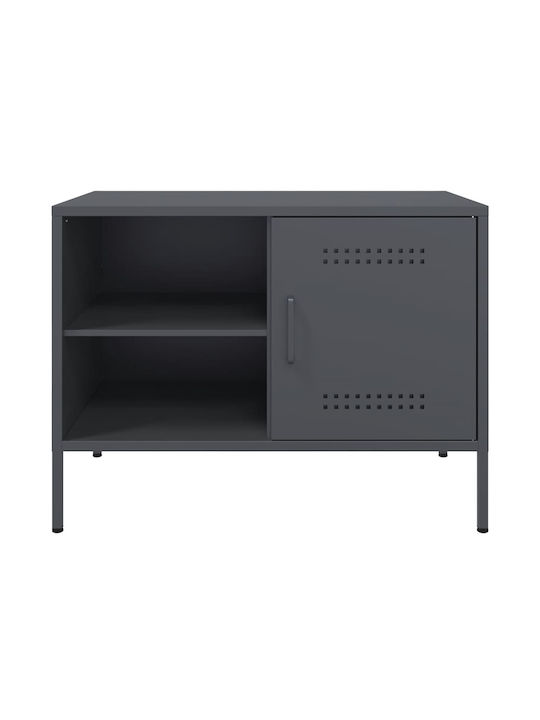 Metal TV Stand Anthracite M68xD39xH50.5cm