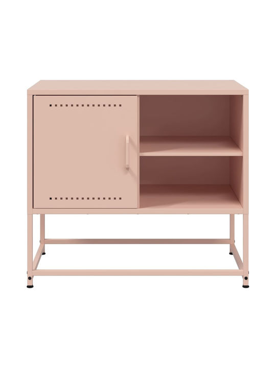 Έπιπλο Τηλεόρασης Μεταλλικό Ροζ Μ68xΠ39xΥ60.5cm