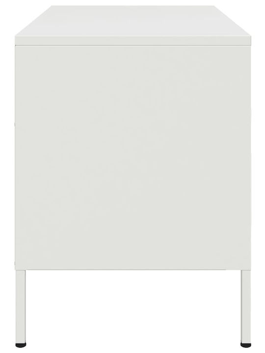 Stand TV Metalic Alb L68xA39xÎ50.5cm