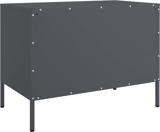 Stand TV Metalic Antracit L68xA39xÎ50.5cm