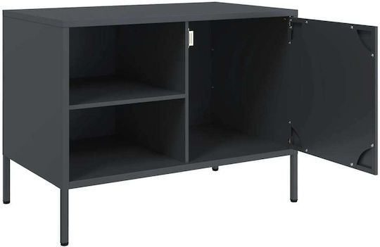 Stand TV Metalic Antracit L68xA39xÎ50.5cm