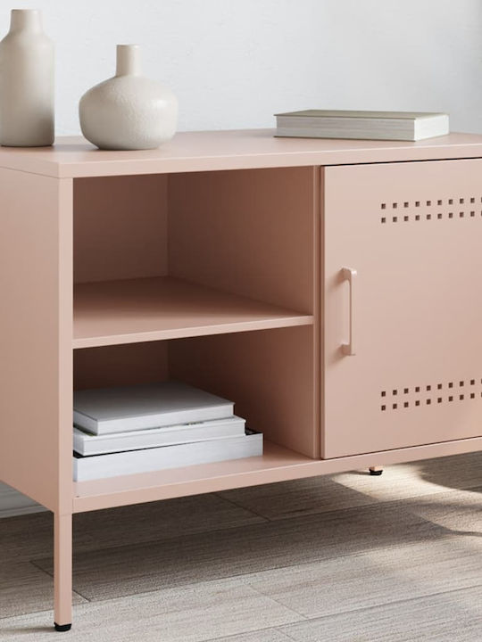 TV-Ständer Metall Rosa M68xT39xH50.5cm